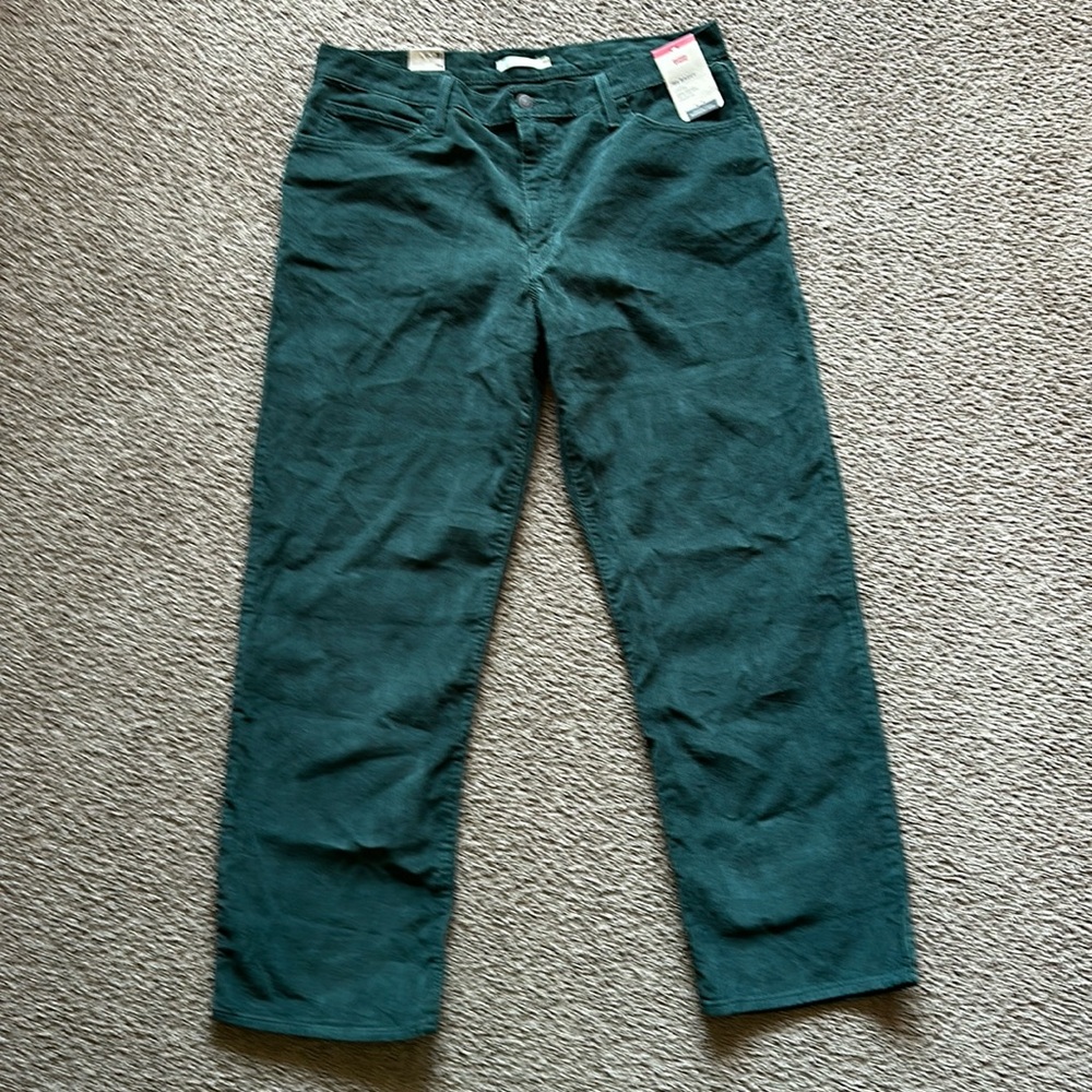 Women’s Levi’s Hunter Green Corduroy ‘94 Baggy pants